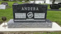 customized upright memorial