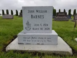 customized upright memorial