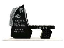 customized bench memorial