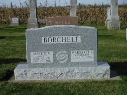 customized upright memorial for married couple