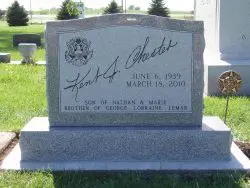 customized upright memorial