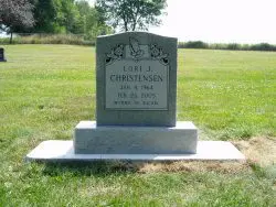 customized upright memorial