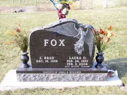 customized upright memorial