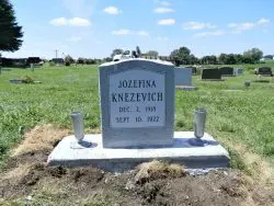 customized upright memorial