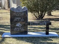 customized memorial bench