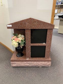 customized upright memorial